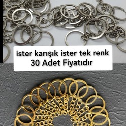 Zincirli anahtarlık halkası