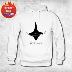 Hoodie Beyaz Reality