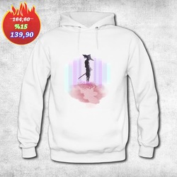 Hoodie Beyaz Madame Samurai