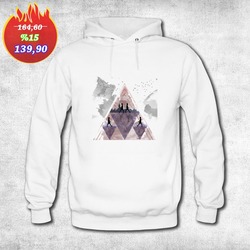 Hoodie Beyaz City 22