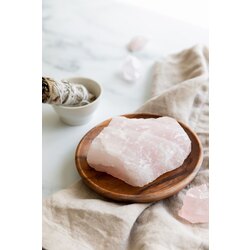 Ham Pembe Kuvars Taşı Kütle 