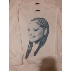 Sevgililer gününe özel baskılı sweatshirt