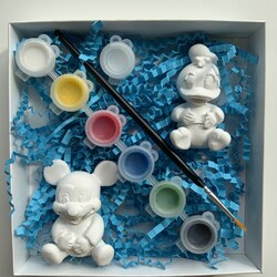 Hediyelik Mini Kutu Donald & Mickey Disney Boyama Seti