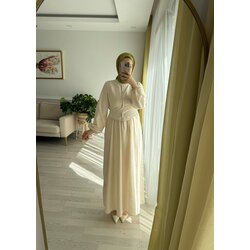 Lara yelek detay elbise 