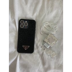 Prada Telefon ve Şarj Kılıf Seti
