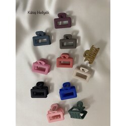 Mini Mat Renklerde Dikdörtgen Mandal Tokalar