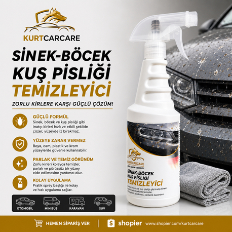 KurtCarCare Sinek Böcek Temizleyici