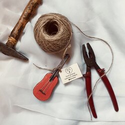 Ahşap minimalist gitar ♫