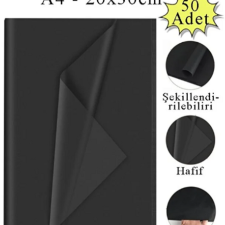 A4 Pelur Kagıt 50 li Renkli