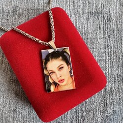 renkli fotoğraf kolye