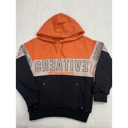 CREATIVE BASKI KAPŞONLU SWEAT
