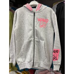 GIRL WIND BASKI KAPŞONLU HIRKA 