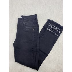 BONCUK DETAYLI KOT PANTOLON 9/10 YAŞ 