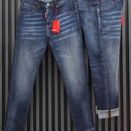 DSQUARED2 Premium Stretch Denim Jean | İthal Esnek Kumaş & Signature Red Tag Detay.