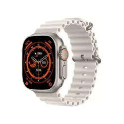 Gs8+Ultra 49mm 2.05 Inch Hd Ekran Ios Ve Android Uyumlu Akıllı Saat Kilitli Kordon Hediyeli
