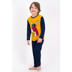 Rolypoly Winter Deer Hardal Erkek Çocuk Pijama Takımı