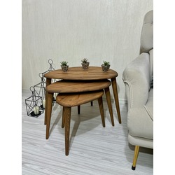 Walnut Zigon Sehpa