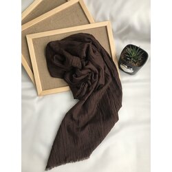 Lonscarfs Bambu Kraş Acı Kahve 