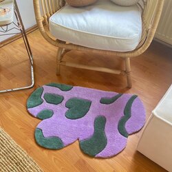 Mini Rug (Yeşil-Lila)
