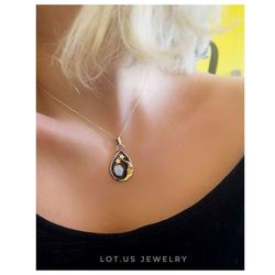 Stardust Moonstone Kolye