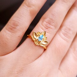 Mini Lotus Yüzük