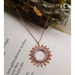Swarovski Güneş Kolye