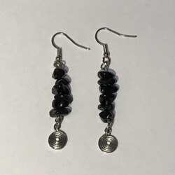 oniks earrings 