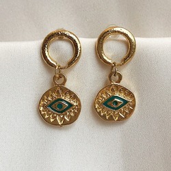 GREEN ANTIQUE EVELEYE Küpe / Earring