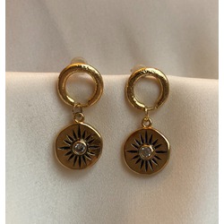 RUMI SUN - Siyah Küpe / Earring