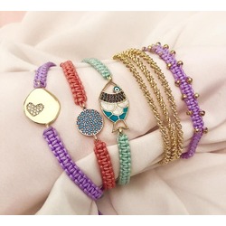 Charm Makrame Bileklik / Macrame Bracelet