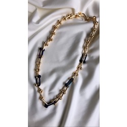 Tiffany Sade ve Renkli Zincir kolye / Necklace