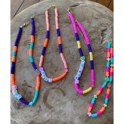 colorful Fimo Kolye