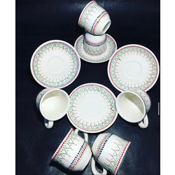  İşlemeli İkili Ve Altılı Set Fincan Takımı