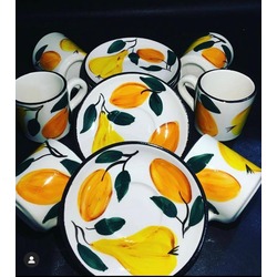  İşlemeli İkili Ve Altılı Set Fincan Takımı