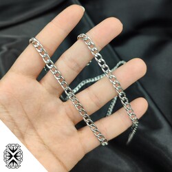 ZİNCİR ÇELİK KOLYE & BİLEKLİK SET 1