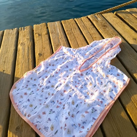 Florium Organik Pamuk Müslin Çocuk & Bebek Panço