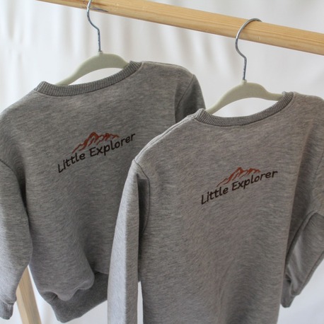 Anne & Çocuk Sweatshirt Takımı – Hello Sunshine & Little Explorer