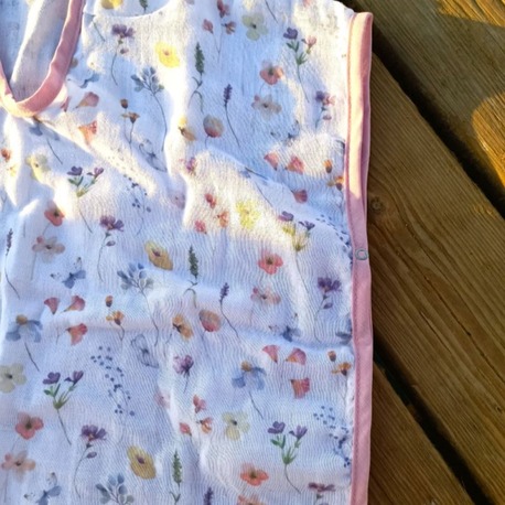 Florium Organik Pamuk Müslin Çocuk & Bebek Panço (Pembe)