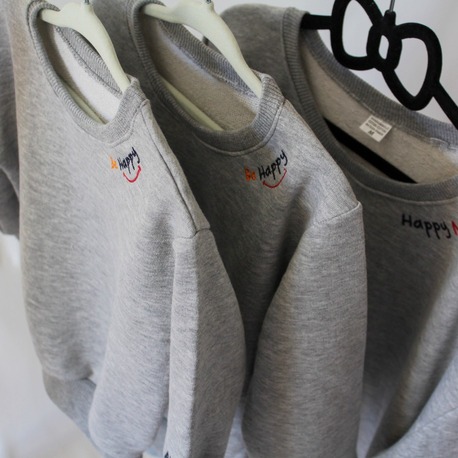 Anne & Çocuk Sweatshirt Takımı – Happy Mama & Be Happy