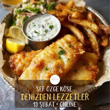 ONLINE DENİZDEN LEZZETLER ATÖLYESİ-KAYITLI EĞİTİM