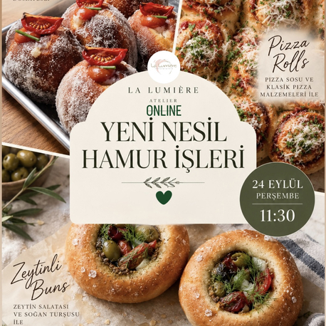 ONLINE YENİ NESİL HAMUR İŞLERİ ATÖLYESİ