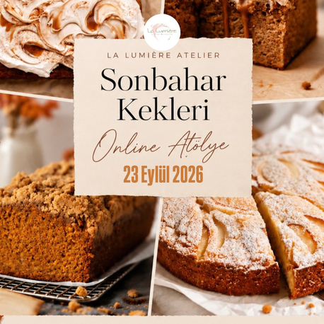ONLINE SONBAHAR KEKLERİ ATÖLYESİ