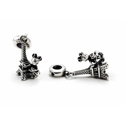 Mickey Mouser ve Eyfel Kulesi Sallantılı Charm