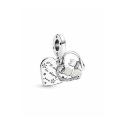 Kediler Ve Kalpler Sallantılı Charm