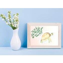 Orijinal Suluboya Caretta Caretta