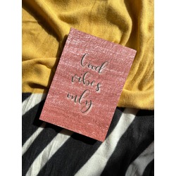 LaTua Good Vibes Çizgisiz Defter