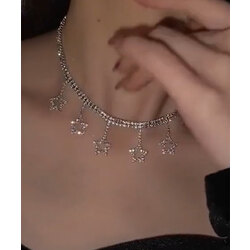 Star Rhinestone Kolye