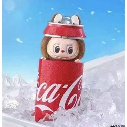 (Özel serisi) POP MART - LABUBU The Monsters Coca Cola Vinyl Plush - Happy Factor Authentic