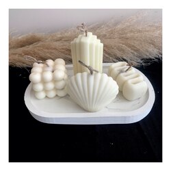 4’lü set soya wax mum 