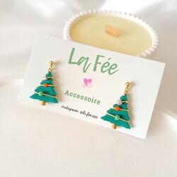 LA.FEE YEŞİL YENİ YIL KÜPESİ